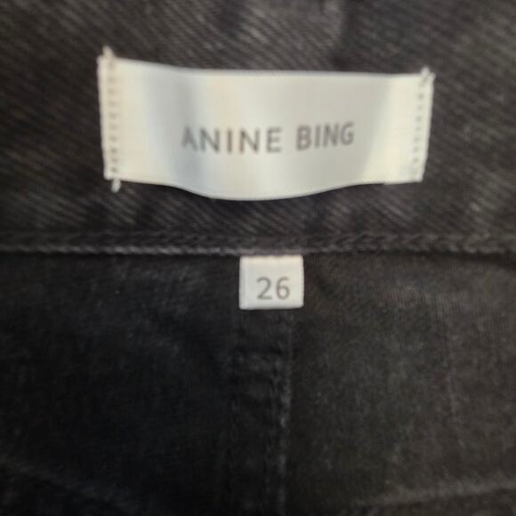 NWT Anine Bing Women's Denim SZ 26 Etta Relaxed Rigid Straight Jean - Picture 5 of 9